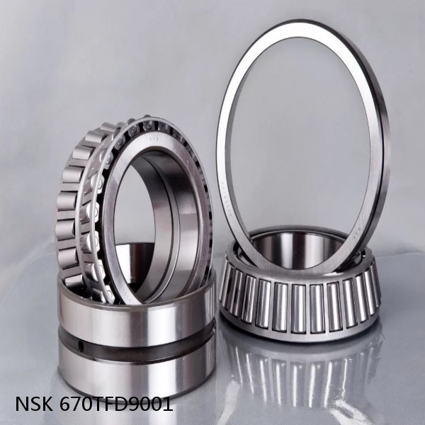 NSK 670TFD9001 DOUBLE ROW TAPERED THRUST ROLLER BEARINGS
