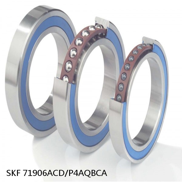 71906ACD/P4AQBCA SKF Super Precision,Super Precision Bearings,Super Precision Angular Contact,71900 Series,25 Degree Contact Angle